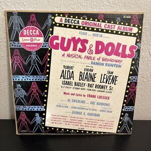 Guys & Dolls - A Musical Fable Of Broadway DECCA DL 8036 LP Vinyl vintage 33 Vtg